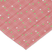 Nappe Vert blanc rouge de motif graphique horizontal de (Angle)