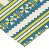 Nappe Vert bleu traditionnel Motif tribal (Angle)