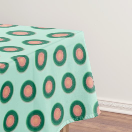 Nappe Vert bleu turquoise rose orange (In Situ)