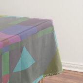 Nappe Vert bleu violet géométrique (In Situ)