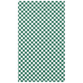 Nappe Vert chasseresse et carreaux blancs (Devant)