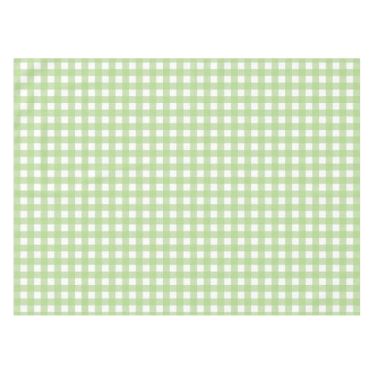 Nappe Vert clair Pastel En vichy Check Motif (Devant (Horizontal))