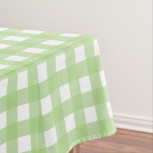 Nappe Vert clair Pastel En vichy Check Motif