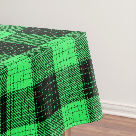 Nappe Vert Croix à carreaux Noir Buffalo Check (In Situ)