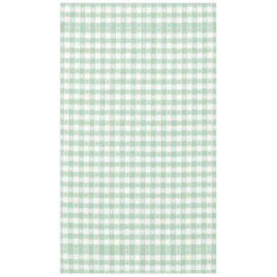 Nappe vert en bon état, blanc, guingan, floral, pays