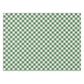 Nappe Vert et Blanc Gingham Fête de Noël (Devant (Horizontal))