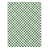 Nappe Vert et Blanc Gingham Fête de Noël (Devant)