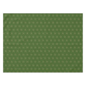 Nappe Vert et Tan Edelweiss Outline Motif  (Devant (Horizontal))