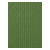 Nappe Vert et Tan Edelweiss Outline Motif  (Devant)