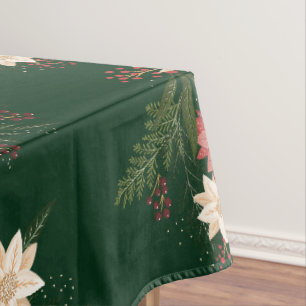 Nappe vert festif botanique noël vacances