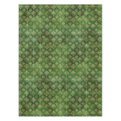 Nappe Vert festif et doré papier d'aluminium Damask de N (Devant)