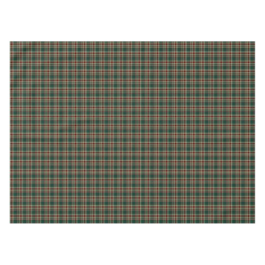 Nappe vert-foncé et marron de plaid de Noël (Devant (Horizontal))