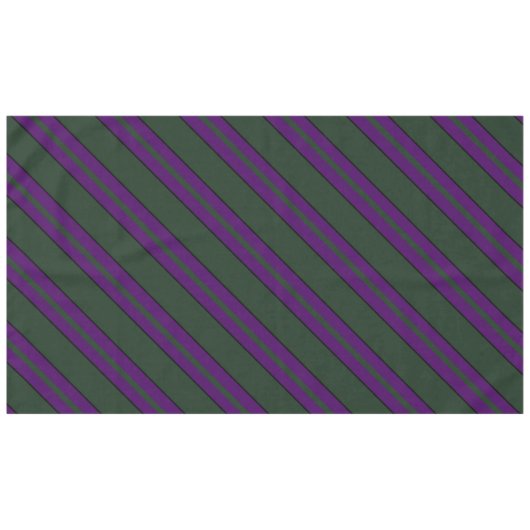 Nappe Vert hanté et violet avec épi rayé (Devant (Horizontal))