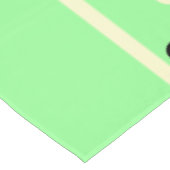 Nappe Vert menthe crème gris pois (Angle)