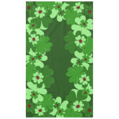 Nappe Vert moderne, Feuilles de trèfle d'insecte rouge L (Devant)