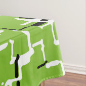 Nappe Vert noir blanc Motif moderne (In Situ)