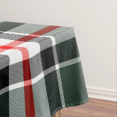 Nappe Vert, Noir, Blanc, Rouge Tartan Plaid Motif (In Situ)