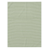Nappe Vert olive et rayure blanche (Devant)