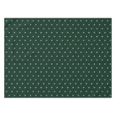 Nappe Vert pâté foncé moderne blanc étoiles vacances mot (Devant (Horizontal))