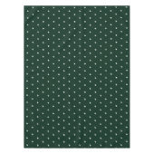 Nappe Vert pâté foncé moderne blanc étoiles vacances mot (Devant)