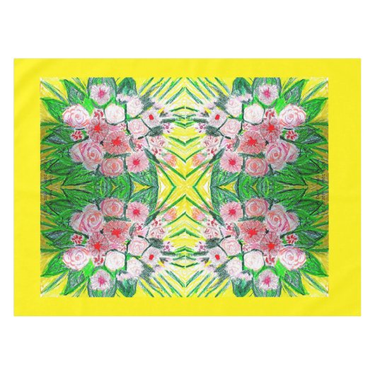 Nappe Vert, Rose, Jaune. (Devant (Horizontal))