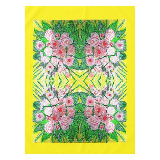 Nappe Vert, Rose, Jaune. (Devant)