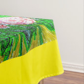 Nappe Vert, Rose, Jaune. (In Situ)