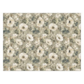 Nappe Vert Sage Et Floral Crème (Devant (Horizontal))