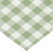 Nappe Vert sauge classique Gingham carreaux (Angle)