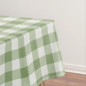 Nappe Vert sauge classique Gingham carreaux (In Situ)