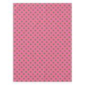 Nappe Vert sur rose Pois Design Motif (Devant)