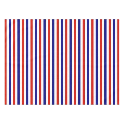 Nappe Vêtements de table rouge blanc et bleu (Devant (Horizontal))