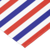 Nappe Vêtements de table rouge blanc et bleu (Angle)