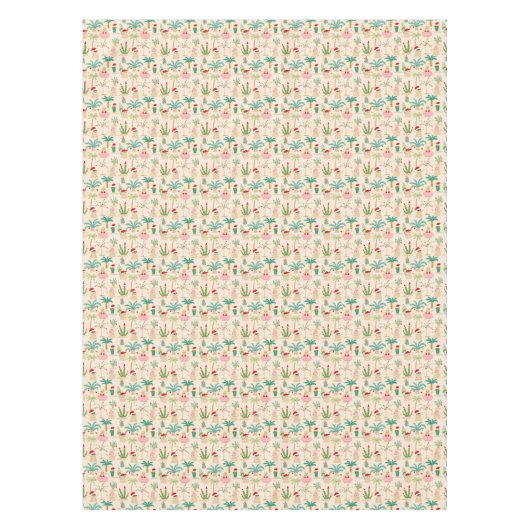 Nappe Vibes de vacances tropicales Motif de Noël (Devant)
