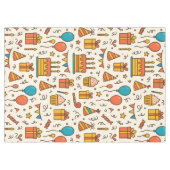 Nappe Vibrant Birthday Party Seamless Pattern (Devant (Horizontal))