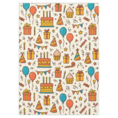 Nappe Vibrant Birthday Party Seamless Pattern (Devant)