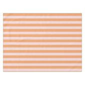 Nappe Vibrant Boho Orange & Pink Stripes Spring & Summer (Devant (Horizontal))