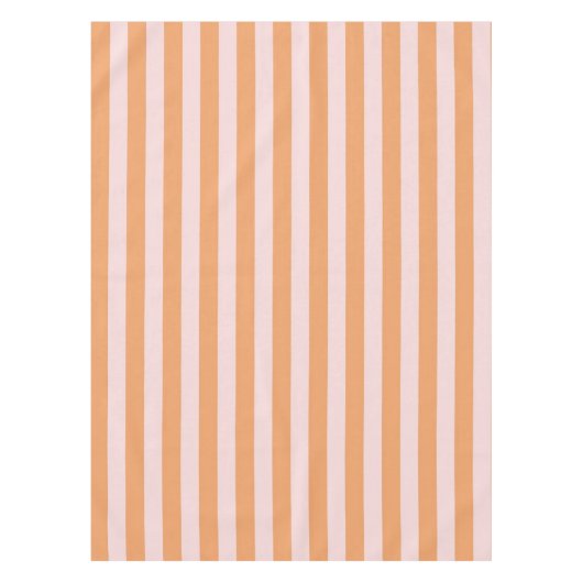 Nappe Vibrant Boho Orange & Pink Stripes Spring & Summer (Devant)