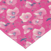 Nappe Vibrant Floral Pattern in Pink, White & Royal Blue (Angle)