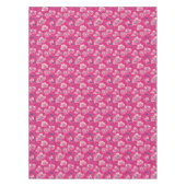 Nappe Vibrant Floral Pattern in Pink, White & Royal Blue (Devant)