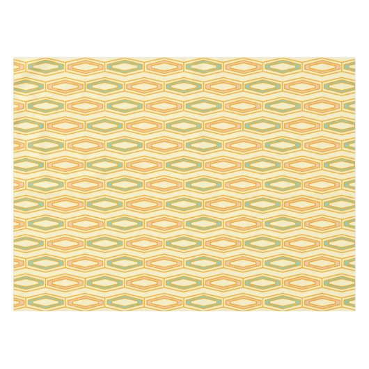 Nappe Vibrant geometric pattern with hexagonal shapes  (Devant (Horizontal))
