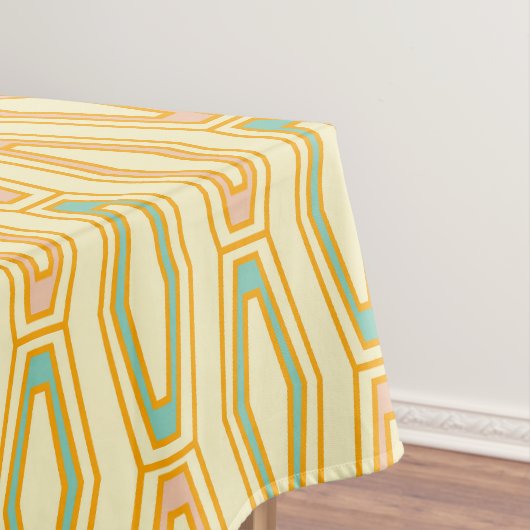 Nappe Vibrant geometric pattern with hexagonal shapes  (In Situ)