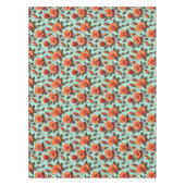 Nappe Vibrant Orange And Red Roses (Devant)