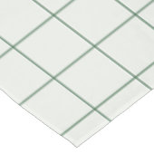 Nappe Vichy vert forêt grand carreau (Angle)