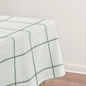 Nappe Vichy vert forêt grand carreau (In Situ)