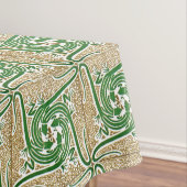 Nappe Victorian Era Art Nouveau Four Lizards Motif (In Situ)