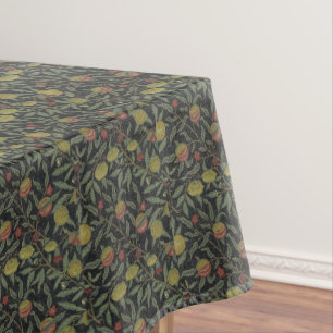 Nappe Victorien vintage William Morris Feuilles de fruit