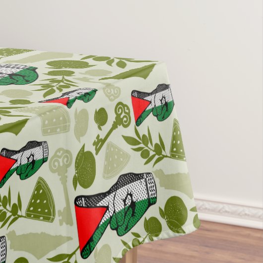 Nappe Victory Sign Hand Resistance Red Triangle Symbol (In Situ)