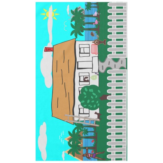 Nappe Vie À La Plage (Devant)