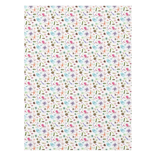 Nappe Vie marine colorée (Devant)